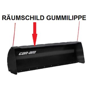 Can-Am Räumschild Gummilippe